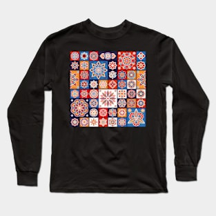 patchwork Long Sleeve T-Shirt